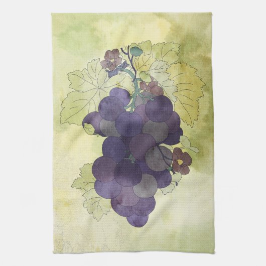 Linge De Cuisine Raisins de concorde (Vertical)