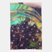 Linge De Cuisine Raisins de muscade et verre transparent (Vertical)