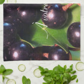 Linge De Cuisine Raisins de vin (Plié)