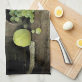 Linge De Cuisine Raisins et Pommes (Quart Plié)
