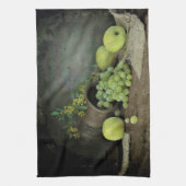 Linge De Cuisine Raisins et Pommes (Vertical)
