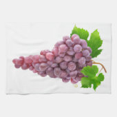 Linge De Cuisine raisins roses (Horizontal)