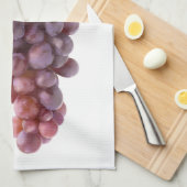 Linge De Cuisine Raisins rouges (Quart Plié)