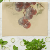 Linge De Cuisine Raisins vintages (Plié)