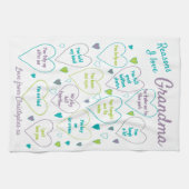 Linge De Cuisine Raisons pour lesquelles j'aime grand-mère (Horizontal)