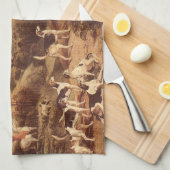 Linge De Cuisine Ralph Lambton et ses Hounds par James Ward (Quart Plié)