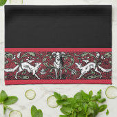 Linge De Cuisine RAM et loups (Plié)