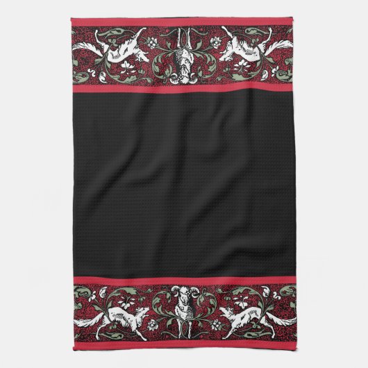 Linge De Cuisine RAM et loups (Vertical)
