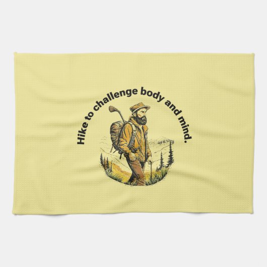 Linge De Cuisine Randonnée pour défier le corps et l'esprit. (Horizontal)