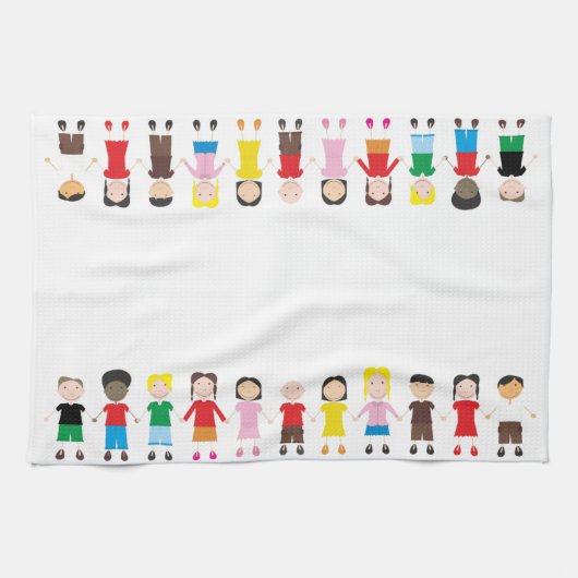 Linge De Cuisine Rangée Enfants (Horizontal)