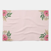 Linge De Cuisine Ranunculus rose (Horizontal)