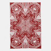 Linge De Cuisine Raspberry Mandala (Vertical)