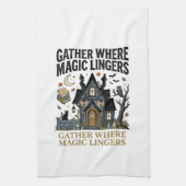 Linge De Cuisine Rassemblement de la maison hantée d'Halloween (Vertical)