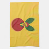 Linge De Cuisine Rasta Colours Art Abstrait Imprimer (Vertical)