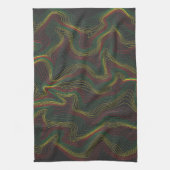 Linge De Cuisine Rasta Waves (Vertical)