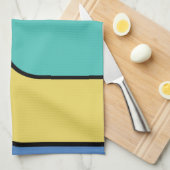 Linge De Cuisine Rationalisation Moderne Style rétro Design géométr (Quart Plié)