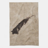Linge De Cuisine Raven's Feather Bird-lover Crow design (Vertical)