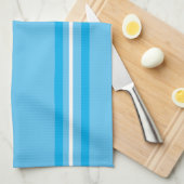 Linge De Cuisine Rayé bleu (Quart Plié)