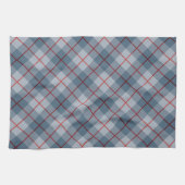 Linge De Cuisine Rayure Bleu-Rouge de plaid polarisé (Horizontal)