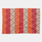 Linge De Cuisine Rayure Chevron Colorée  (Horizontal)