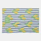 Linge De Cuisine Rayure de maïs d'art populaire (Horizontal)