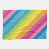 Linge De Cuisine Rayures arc-en-ciel (Horizontal)