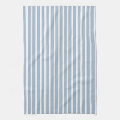 Linge De Cuisine Rayures Blanches Bleu Clair (Vertical)