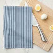 Linge De Cuisine Rayures bleues (Quart Plié)