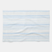 Linge De Cuisine Rayures carreaux bleu clair blanc (Horizontal)