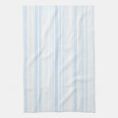 Linge De Cuisine Rayures carreaux bleu clair blanc (Vertical)