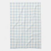 Linge De Cuisine Rayures carreaux bleu clair blanc (Vertical)