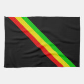 Linge De Cuisine Rayures de Rasta (Horizontal)