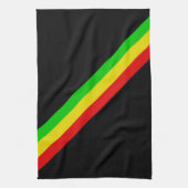 Linge De Cuisine Rayures de Rasta (Vertical)