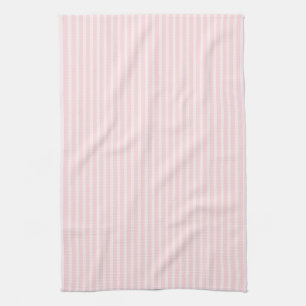 Linge De Cuisine Rayures de rose en pastel