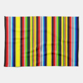 Linge De Cuisine Rayures de serape brillantes (Horizontal)