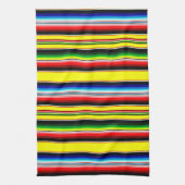Linge De Cuisine Rayures de serape brillantes (Vertical)