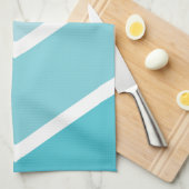 Linge De Cuisine Rayures d'Ombré Chevron de bleus layette (Quart Plié)
