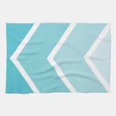 Linge De Cuisine Rayures d'Ombré Chevron de bleus layette (Horizontal)