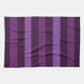 Linge De Cuisine Rayures gras violet  (Horizontal)