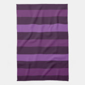 Linge De Cuisine Rayures gras violet  (Vertical)