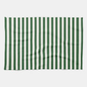 Linge De Cuisine Rayures intemporelles vert (Horizontal)