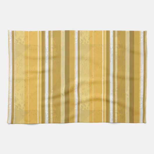 Linge De Cuisine Rayures Jaune (Horizontal)