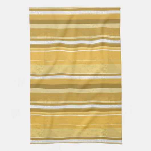 Linge De Cuisine Rayures Jaune (Vertical)