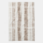 Linge De Cuisine Rayures Marron Rustique Sicile  (Vertical)
