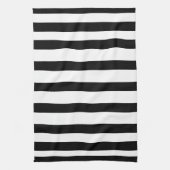 Linge De Cuisine Rayures noires (Vertical)