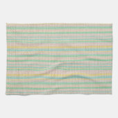 Linge De Cuisine Rayures pastel aspect lin (Horizontal)