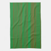 Linge De Cuisine Rayures Vert Marron (Vertical)