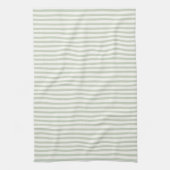 Linge De Cuisine Rayures Vertes Blanches Chic (Vertical)