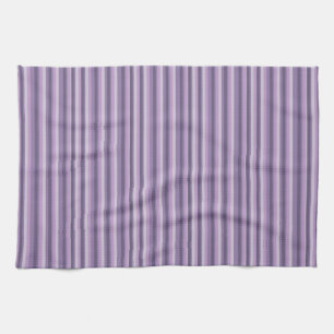 Linge De Cuisine Rayures violettes