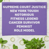 Linge De Cuisine RBG Tribute NY Tough Purple (Plié)